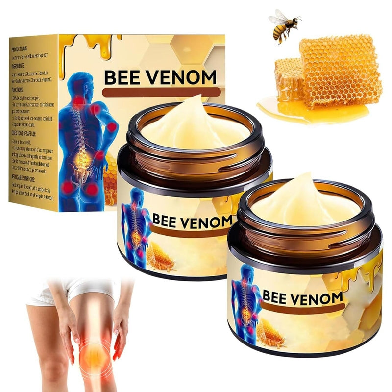 Crema di veleno d'ape per alleviare articolazioni e ossa